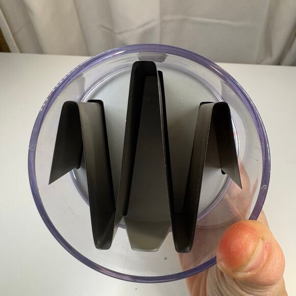 Norpro Stainless Steel Hand Food Chopper Rotating Blade Mini Mincer w/ Container - Picture 8 of 9